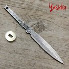 Tea Knife Blank Blade Mini Hunting Knife Home Hobby Knife Making San Mai Steel