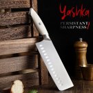 Japanese Nakiri Knife 6.8 Inch High Carbon Stainless Steel Blade Vegetables Tool