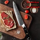 Chef Knife 8 Inch Damascus Stainless Steel Blade Home Kitchen Cooking Tool Black Chef Knife 8 Inch Damascus Stainless Steel Blade Home Kitchen Cooking Tool Black