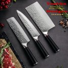 Chef Knife Set Japanese Gyuto Nakiri Cleaver Kitchen Knives Meat Vegetables Tool