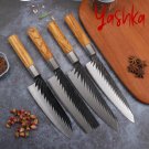 4-Piece Chef Knife Set Japanese Santoku Nakiri Kiritsuke Kitchen Knives Cooking