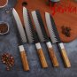4-Piece Chef Knife Set Japanese Santoku Nakiri Kiritsuke Kitchen Knives Cooking