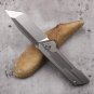 Hunting Knife D2 Folding Blade EDC Outdoor Camping Tactical Home Tool Minimalist