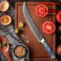 Chef Kitchen Knife Butcher Home BBQ Cutting Tool 10 Inch Damascus Steel Blade