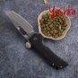 Hunting Knife Folding Blade Swedish Steel Outdoor Home Tool Tanto Shape Design