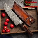 Handmade Nakiri Knife Japanese Damascus Steel Chef Knife Vehetables Kitchen Tool