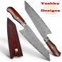 Handmade Chef Knife Japanese Kirisuke Damascus Blade Home Kitchen Design Tools