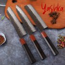 3-Piece Japanese Damascus Chef Knife Set Gyuto Nakiri Kiritsuke Kitchen Knives