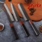 3-Piece Japanese Damascus Chef Knife Set Gyuto Nakiri Kiritsuke Kitchen Knives