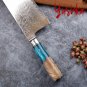 Chef Knife Kitchen Home Tool Cleaver Knives Vegetables Meat BBQ Cookware Blue