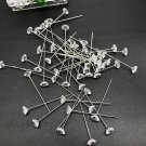 Sparkle Diamond Pins Crystal Head Flower Wedding Hair Jewelry Decoration Crafts