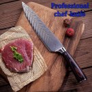 Chef Knife 8 Inch Stainless Syteel Laser Pattern Meat Vegetables Kitchen Tool