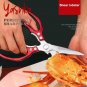 Kitchen Scissors Chef Tool Bottle Opener Clip Nuts Scraping Fish Lobster Shears