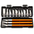 13 Pcs Art Carving Hand Tool Set DIY Engraving Sculpture Craft Supplies Scalpel