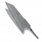Chef Knife Blank Japanese Kiritsuke Blade DIY Kitchen Knives Craft Supplies