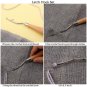 Wig Crochet Needles Set Carpets Making Repair Tool Hooks Needle Braid Craft