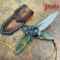 Hunting Knife Powder Steel Folding Blade Outdoor Sport Home Camping BBQ Tool NEW