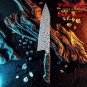 Japanese Damascus Kiritsuke Knife Chef Kitchen Sashimi Tool Gold Foil Design NEW