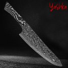 Chef Knife Blank Blade High Carbon Stainless Steel Blade DIY Custom Knife Black Chef Knife Blank Blade High Carbon Stainless Steel Blade DIY Custom Knife Black