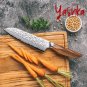 Damascus Kitchen Knife Japanese Santoku Knives Home Kitchen Cuting Slicing Tool