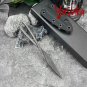 Hunting Knife Fixed Blade 440C Kydex Sheath Home Outdoor Travel BBQ Cutting Tool