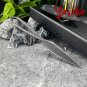 Hunting Knife Fixed Blade 440C Kydex Sheath Home Outdoor Travel BBQ Cutting Tool