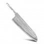 Santoku Knife Blank Blade DIY Custom Chef Knife Billet Cooking Cutting Tools