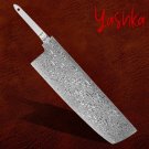 Nakiri Knife Blank  Chef Vegetables Tool DIY Custom Kitchen Knife Craft Supplies