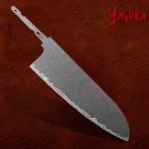 Chef Knife Blank Blade Japanese Santoku Blade Hidden Tang DIY Custom Knife Craft