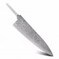 Chef Knife Blank 8 Inch Blade Damascus Steel DIY Custom Kitchen Knives Cutlery