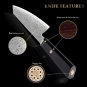 Japanese Kiritsuke Knife 8 Inch Damascus Blade Chef Kitchen Tool Cutlery Cooking