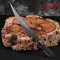 Steak Knife Blank for DIY Knife Making  Black Steel Blade Custom  Crafting Kit