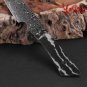 Steak Knife Blank for DIY Knife Making  Black Steel Blade Custom  Crafting Kit