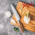 Chef Knife Kitchen Slicing Cutting Kitchen Home BBQ Cooking Tool Hammered Blade Chef Knife Kitchen Slicing Cutting Kitchen Home BBQ Cooking Tool Hammered Blade