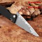 Hunting Knife 3-Layer Folding Blade Outdoor Camping BBQ Fishing Pocket Home Tool