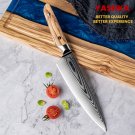 Chef Knife 7.7 Inch Kitchen Home Cutting Tool Meat Fish Vegetables Olive Wood