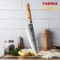 Chef Knife 7.7 Inch Kitchen Home Cutting Tool Meat Fish Vegetables Olive Wood