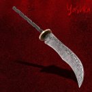Mini Knife Blank Curved Blade DIY Custom Knife Hunting Fishing Outdoor Home Tool