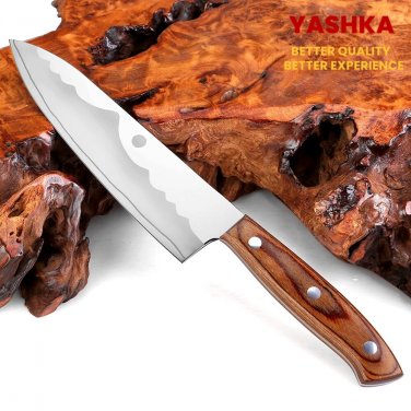 Chef Kitchen Knife High Hardness Composite Steel Wooden Gift Box Cutting Tool