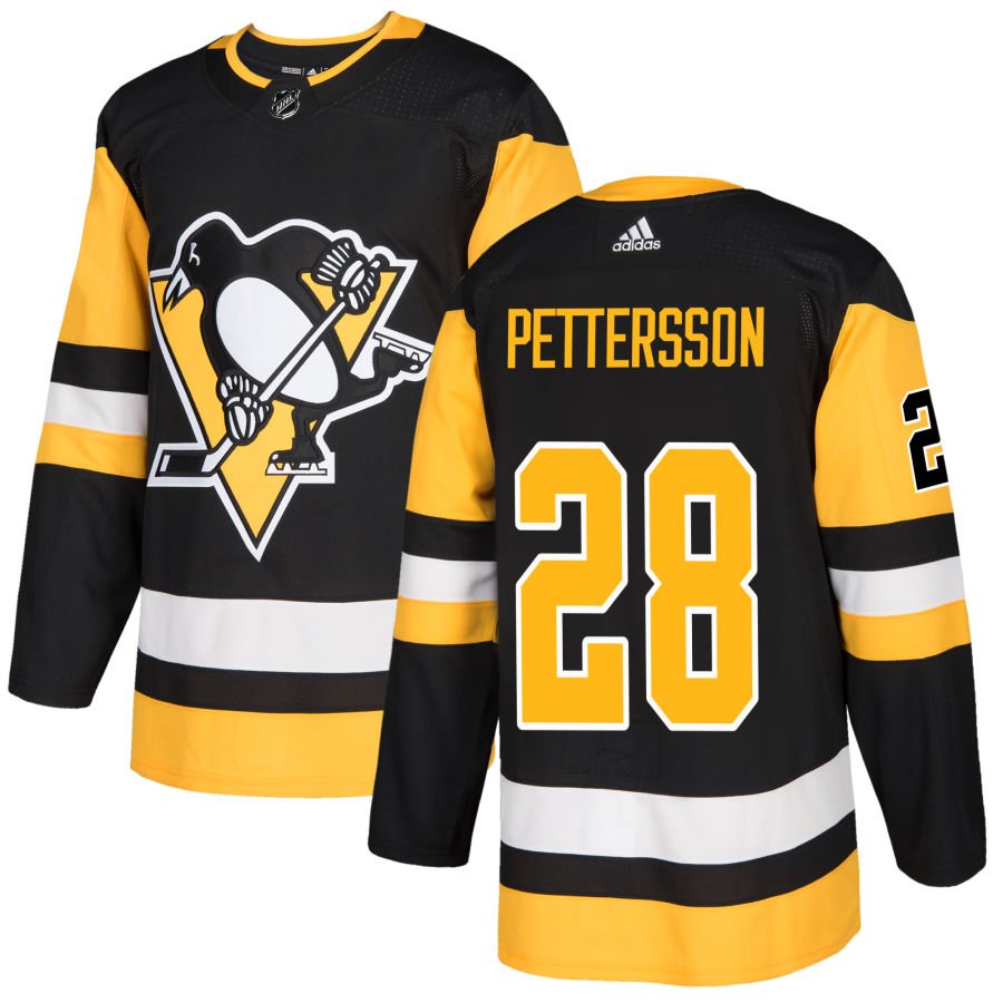 Pittsburgh Penguins #28 Marcus Pettersson Black Authentic Jersey