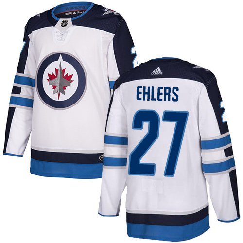 Nikolaj Ehlers Winnipeg Jets #27 Authentic White Away Jersey