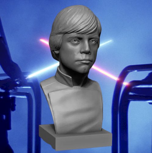luke skywalker diorama