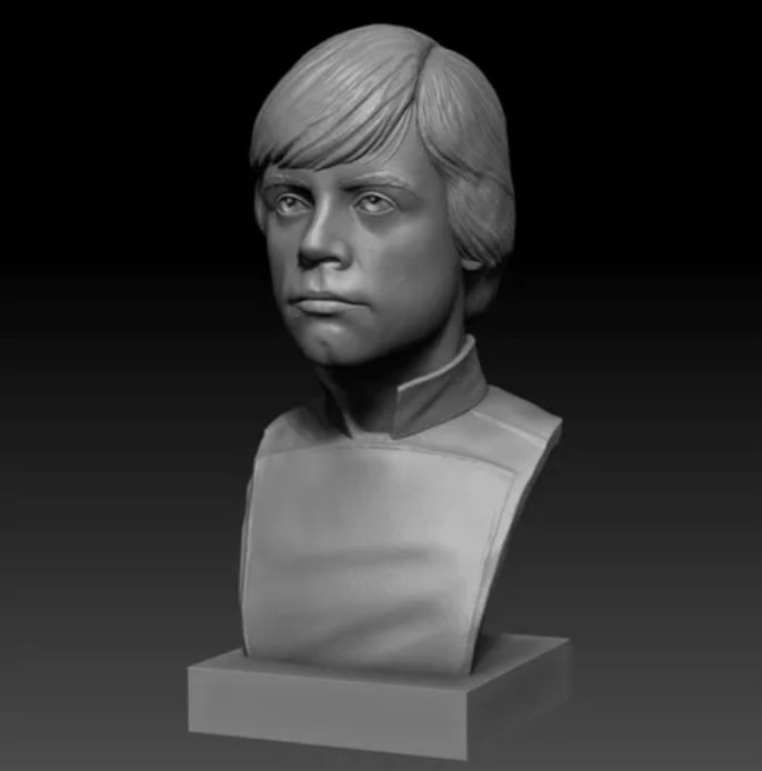 luke skywalker diorama