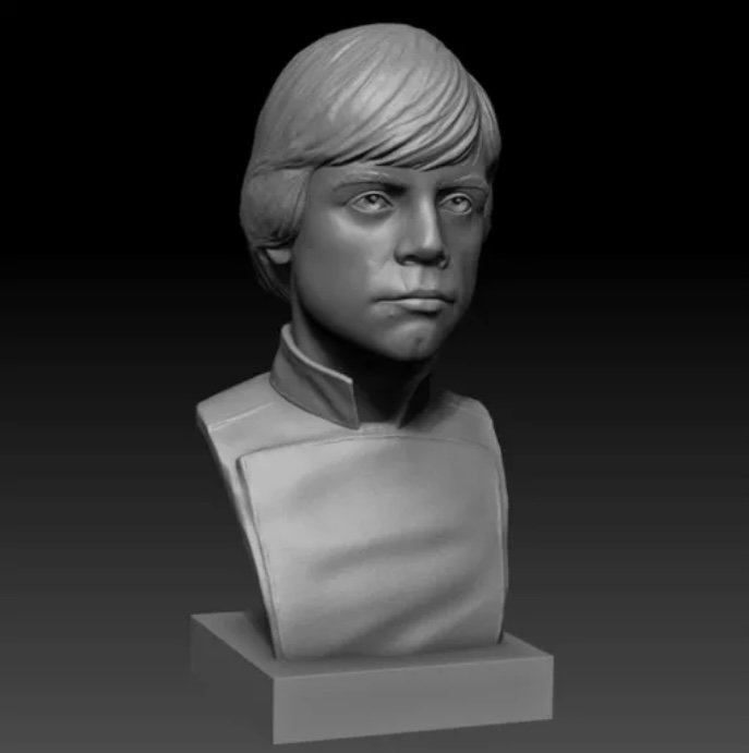 luke skywalker diorama