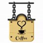 coffee cup wall sticker shop restaurant wall decor kitchen removable vinyl cafe bar decoration