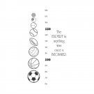 Height Chart wall sticker children room bedroom Self-adhesive Height Measure Ruler Deco for kids