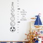 Height Chart wall sticker children room bedroom Self-adhesive Height Measure Ruler Deco for kids