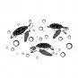 Sea Turtle in water Bubbles Wall Sticker Kids Bathroom Bathtub Decoration Bedroom Home Self-adhesive