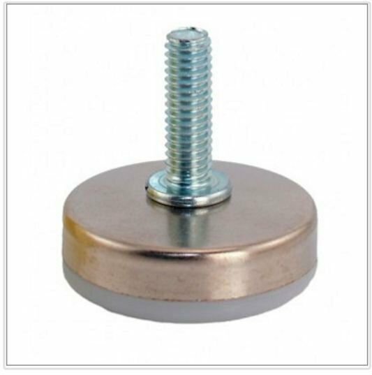 24 Adjustable Steel Threaded Nylon Base Furniture Stem Glides Levelers