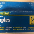 Powerfast 1/4'' Light Duty Staples 36114 (1000 Count Box)